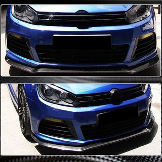 Voorbumper lip Lip V1 (voor R HB 2010-2013, carbon) Volkswagen Golf 6 2008–2014 foto 3