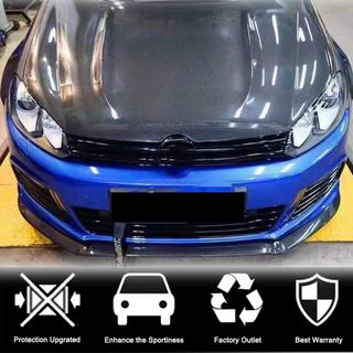 Voorbumperlip Lip V2 (voor R HB 2010-2013, carbon) Volkswagen Golf 6 2008–2014 foto 2