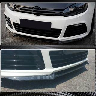 Voorbumper lip Lip V3 (voor R HB 2010-2013, carbon) Volkswagen Golf 6 2008–2014 foto 3