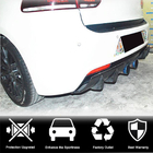 Volkswagen Golf 6 2008–2014 Achterbumper diffuser V2 (voor R/R20 HB 2010-2013, carbon) foto 2