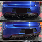 Volkswagen Golf 6 2008–2014 Achterbumper diffuser V2 (voor R/R20 HB 2010-2013, carbon) foto 4