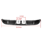 Volkswagen Golf 6 2008–2014 Achterbumper diffuser V2 (voor Base HB 2010-2013, carbon) foto 4
