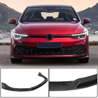 Voorbumper lip Lip (voor GTI HB, dry carbon) foto 1