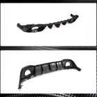 Volkswagen Golf 8 2019– Achterbumper diffuser (voor GTI HB, dry carbon) foto 4