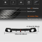 Volkswagen Golf 8 2019– Achterbumper diffuser (voor GTI HB, dry carbon) foto 5