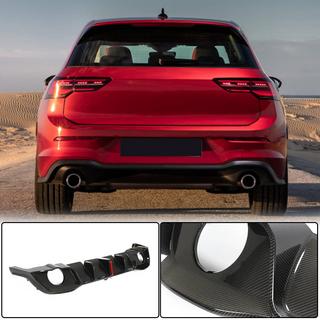 Achterbumper diffuser (voor GTI HB, dry carbon) foto 1
