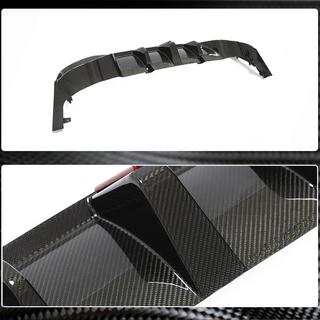 Achterbumper diffuser (voor GTI HB, dry carbon) foto 3
