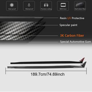 Sideskirts (voor GTI / R-Line HB, carbon) foto 4