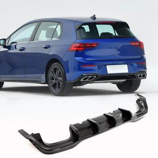 Achterbumper diffuser (voor R HB, carbon) foto 1