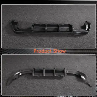 Achterbumper diffuser (voor R HB, carbon) foto 2