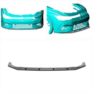 Frontbumper lip Lip (voor R HB 2019-2024, carbon) foto 2