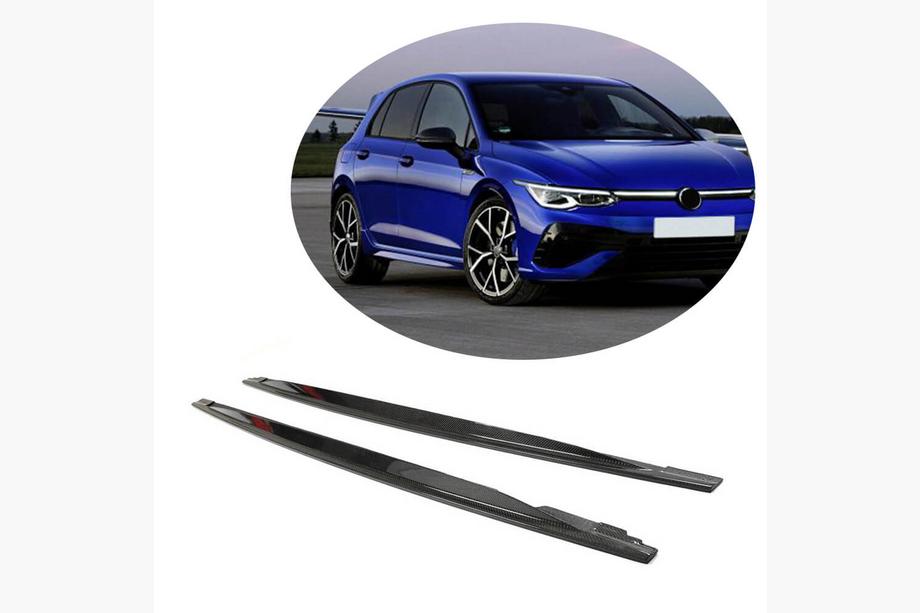 Volkswagen Golf 8 2019– Zijskirts (voor R HB, carbon) Image