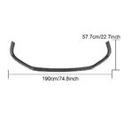 Lexus ES 2018– Front bumper lip (voor Base/F-Sport 2018-2020, carbon) foto 6