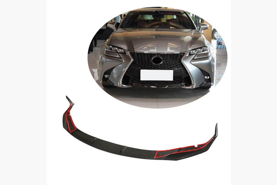 Lexus GS 2011–2020 Carbon frontbumper lip Lip (voor GS F 2015-2020) Image