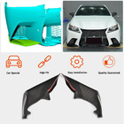 Lexus GS 2011–2020 Voorbumper lipspoilers (voor F-Sport 2011-2015, carbon) foto 2
