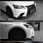 Lexus GS 2011–2020 Voorbumper lipspoilers (voor F-Sport 2011-2015, carbon) foto 4