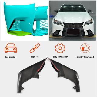 Voorbumper lipspoilers (voor F-Sport 2011-2015, carbon) Lexus GS 2011–2020 foto 2