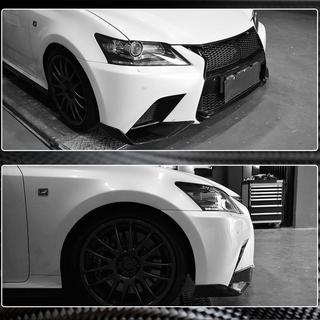 Voorbumper lipspoilers (voor F-Sport 2011-2015, carbon) Lexus GS 2011–2020 foto 4