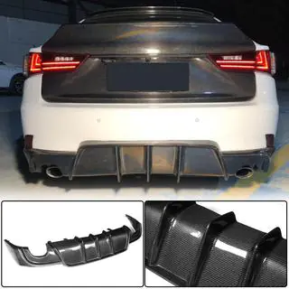 Achterbumper diffuser V1 (voor Base/F-Sport 2013-2016, carbon) foto 1