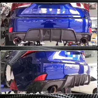 Achterbumper diffuser V1 (voor Base/F-Sport 2013-2016, carbon) foto 3