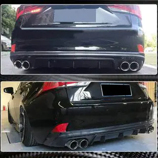 Achterbumper diffuser V2 (voor Base/F-Sport 2013-2016, carbon) foto 3