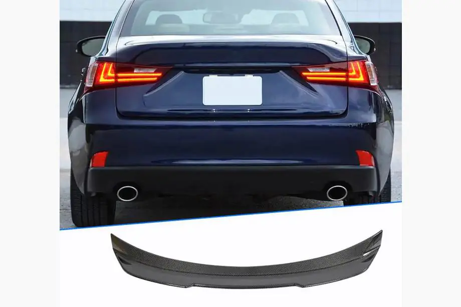 Lexus IS 2013– Spoiler V3 (voor 2013-2020, carbon) Foto 1