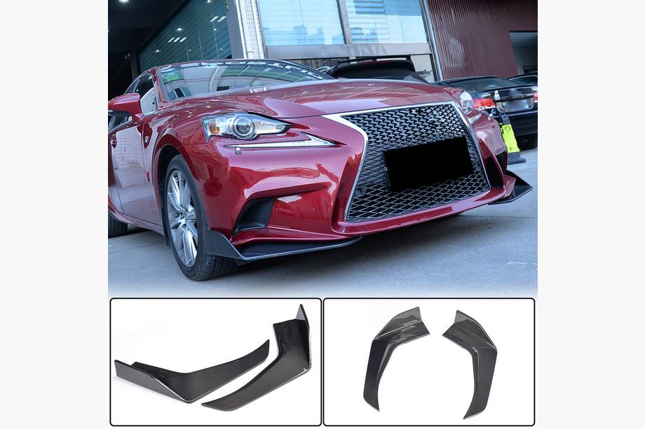 Lexus IS 2013– Frontbumper flaps (voor F-Sport 2013-2016, carbon) Image