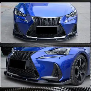 Front bumper lip (voor Base/F-Sport 2016-2020, carbon) foto 1