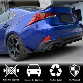 Carbon achterbumperlijsten (voor Base/F-Sport 2016-2020) Lexus IS 2013– foto 3