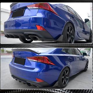 Carbon achterbumperlijsten (voor Base/F-Sport 2016-2020) Lexus IS 2013– foto 4