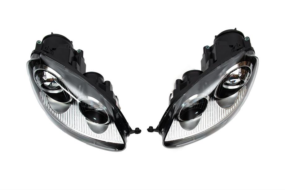 Volkswagen Golf 5 2003–2009 Koplampen met projectorlens Black (2 st.) Foto 4
