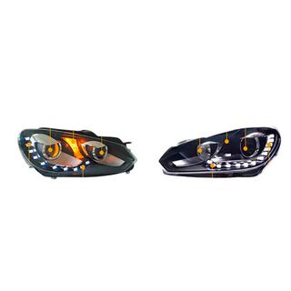 LED-koplampen met DRL (2 stuks) Volkswagen Golf 6 2008–2014 foto 3