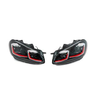 Koplampen voor Golf 7 Style Red (zonder regelunits, 2 stuks) foto 1