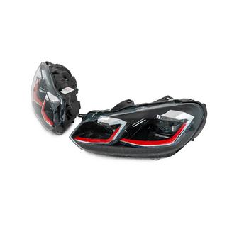 Koplampen voor Golf 7 Style Red (zonder regelunits, 2 stuks) foto 4