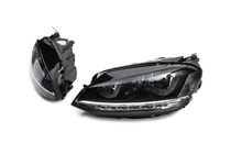 Volkswagen Golf 7/E-Golf 2012–2020 Koplampen vóór zonder regelunits (2012-2017, dynamische knipperlichten, 2 stuks) foto 1