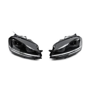 Koplampen voor (2012-2017, dynamische knipperlichten, 2 stuks) Volkswagen Golf 7/E-Golf 2012–2020 foto 2
