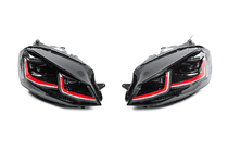 Volkswagen Golf 7/E-Golf 2012–2020 Koplampen voorzijde Red (2012-2017, 2 stuks) foto 1