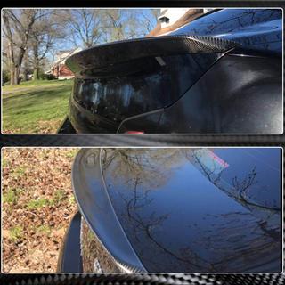 SD V1 spoiler (voor G37 2009-2013, G25 2011-2012, carbon) foto 4