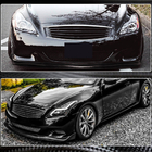 Infiniti G25/G35/37 (V36/CV36) 2006–2015 Frontlip voor voorbumper (voor G37 Coupe 2009-2013, carbon) foto 3