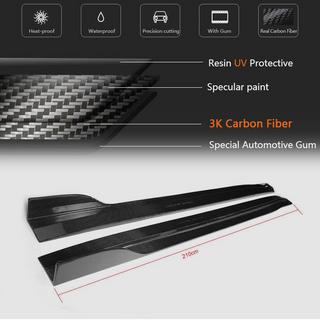 Sideskirts (voor G37 Coupe 2009-2013, carbon) Infiniti G25/G35/37 (V36/CV36) 2006–2015 foto 4