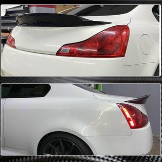 Carbon spoiler voor G37 Coupe foto 4