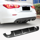 Infiniti Q50/Q60 2013–2024 Achterbumper diffuser V1 (voor Q50 Base/Sport 2014-2017, carbon) foto 1