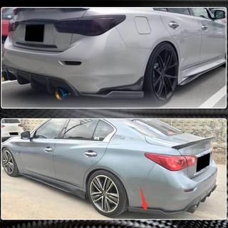 Carbon achterbumperstrip (voor Q50 Base/Sport 2014-2017) Infiniti Q50/Q60 2013–2024 foto 4