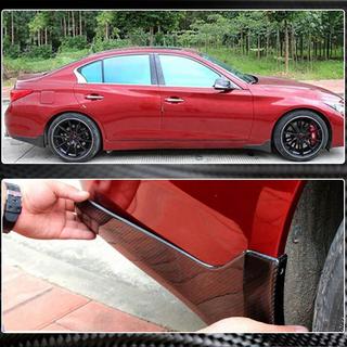 Spatlappen (voor Q50 Base/Sport 2014-2017, carbon) foto 3