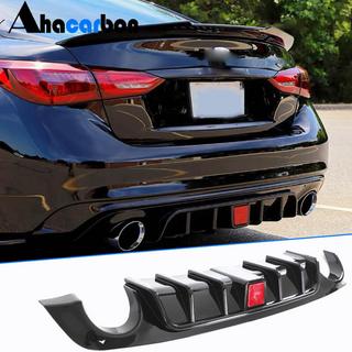 Achterbumper diffuser V1 (voor Q50 Base/Sport 2018-2023) Infiniti Q50/Q60 2013–2024 foto 1