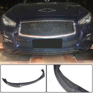 Voorbumper lip Lip V2 (voor Q50 Base 2014-2017, carbon) Infiniti Q50/Q60 2013–2024 foto 1