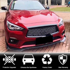 Infiniti Q50/Q60 2013–2024 Front bumper lip Lip V1 (voor Q50 Base 2018-2023, carbon) foto 3