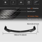 Infiniti Q50/Q60 2013–2024 Front bumper lip Lip V1 (voor Q50 Base 2018-2023, carbon) foto 6