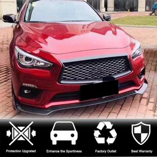 Front bumper lip Lip V1 (voor Q50 Base 2018-2023, carbon) Infiniti Q50/Q60 2013–2024 foto 3