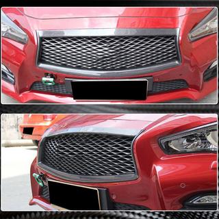 Radiateurgrill omlijsting (voor Q50 Base/Sport 2014-2017, carbon) foto 4